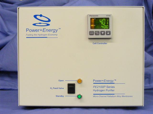 Power+Energy PE2100P Series Low-Flow Micro-Channel Hydrogen Purifier